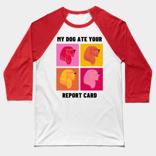 My Dog Ate Your Report Card Baseball T-Shirt